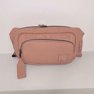 Lug Matte Luxe Vegan Leather Hitch Belt bag in Blush